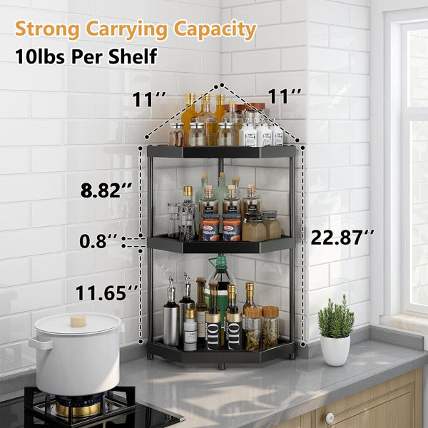 Prep Savour Freestanding Corner Spice Rack Wayfair